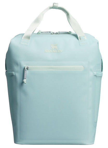 Stanley All Day Madeleine Mini Backpack Soft Cooler 14 Quarts | 20 Can Cooler with Handle and Shoulder Straps | Stays Cold for Hours | Insulated Travel Bag with Zipper | BPA-Free | Seafoam