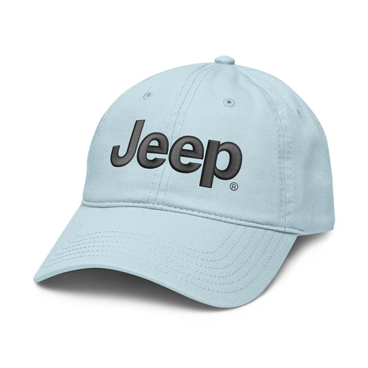 Jeep Cap Adjustable Puff Embroidered Baseball Hat