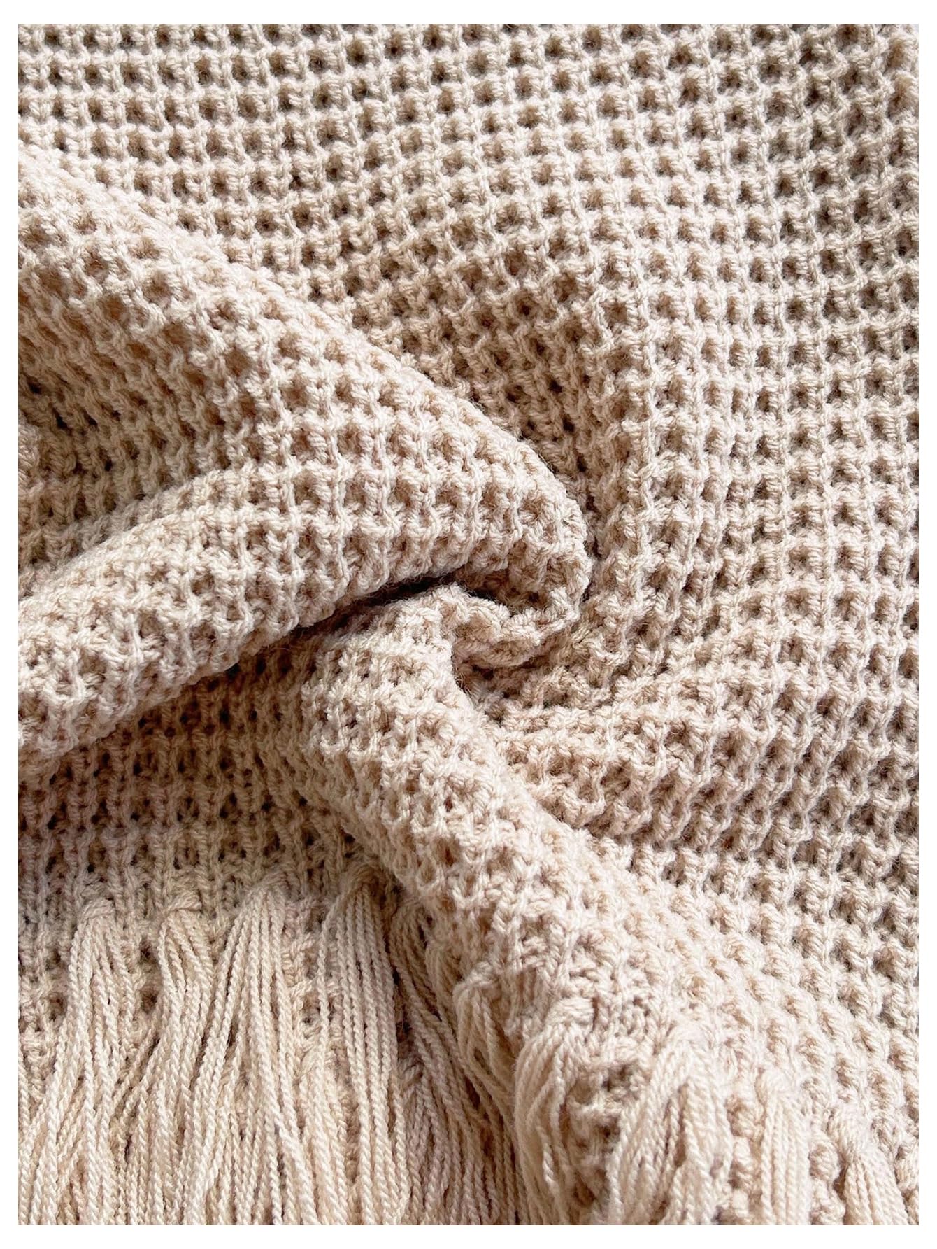 SweatyRocks Women's Boho Summer Vacation Strapless Crochet FringeTube Top Mini Dress Apricot Small