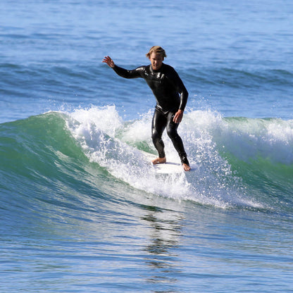 Paragon Surfboards 8'0" Fiberglass Surf Board for Adults, Kids & Beginners - Longboard Surfboard with Single Fin, Gloss Finish - Durable, Fun & Stable Tabla de Surf for All Ages Up to 250lbs