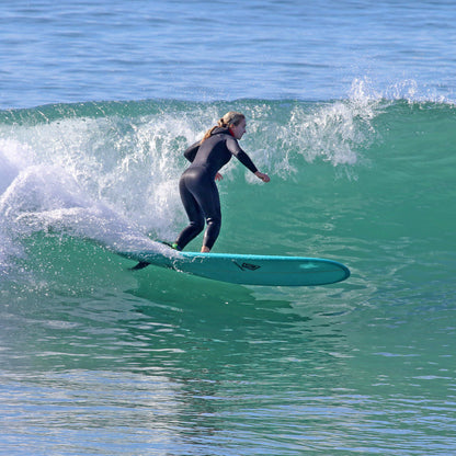 Paragon Surfboards 7'8" Fiberglass Surf Board for Adults, Kids & Beginners - Longboard Surfboard with Single Fin, Gloss Finish - Durable, Fun & Stable Tabla de Surf for All Ages Up to 250lbs