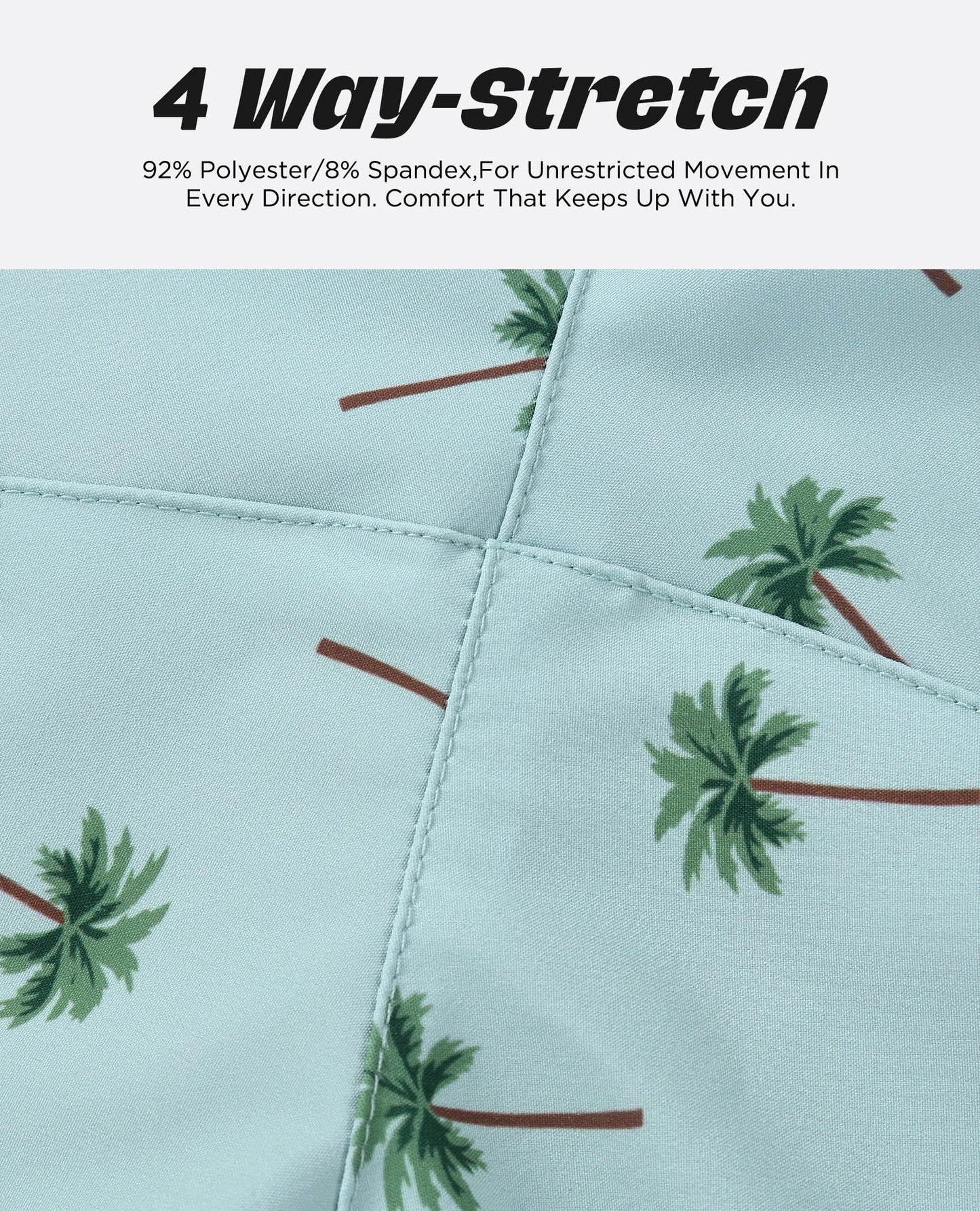 CoozySphere Mens Swim Trunks with Compression Liner 5 Inch Inseam Swimming Trunks Shorts for Men