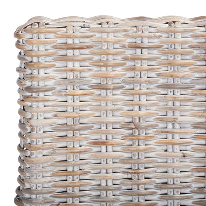 Safavieh Home Tobie Grey White Wash Rattan 30-inch Bar Stool