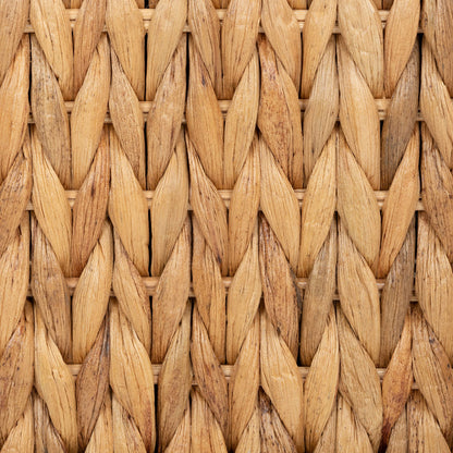 Safavieh Couture Home Collection Solomon Rattan, Natural/Beige Cushion Water Hyacinth Dining Chair (Fully Assembled) CWK2000A, Rattan