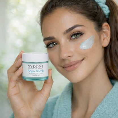 SYDONI AQUA BOMB HYDRATING GEL CREAM – Deep Hydration for Plump, Radiant Skin 1.7 fl. oz.