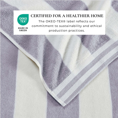 Oversized Striped Cabana Beach Towel - Edgartown Collection