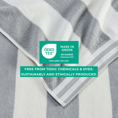 Oversized Striped Cabana Beach Towel - Edgartown Collection