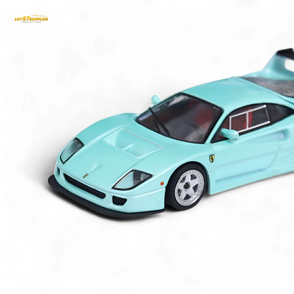 Stance Hunters Ferrari F40 LM Light Aqua Green 1:64